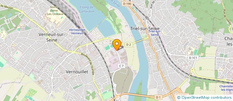 localisation de l'entreprise GROUPE MATRAX SAS à VERNOUILLET