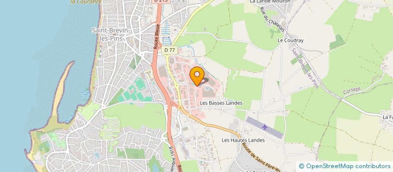 localisation de l'entreprise GROUPE MAUGIN DEVELOPPEMENT à SAINT-BREVIN-LES-PINS
