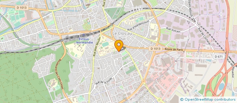 localisation de l'entreprise GROUPE MAWA SY à EVREUX
