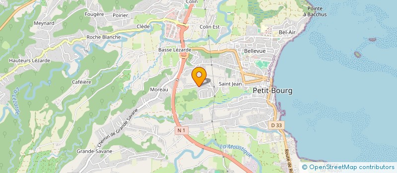 localisation de l'entreprise GROUPE MB  PETIT-BOURG