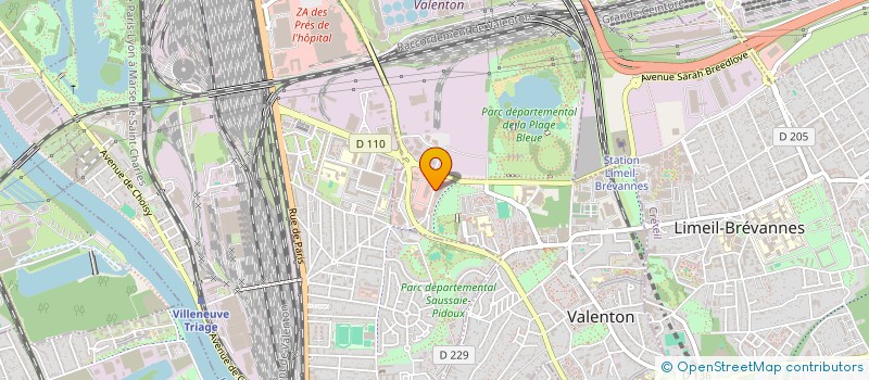 localisation de l'entreprise GROUPE MBA  VALENTON