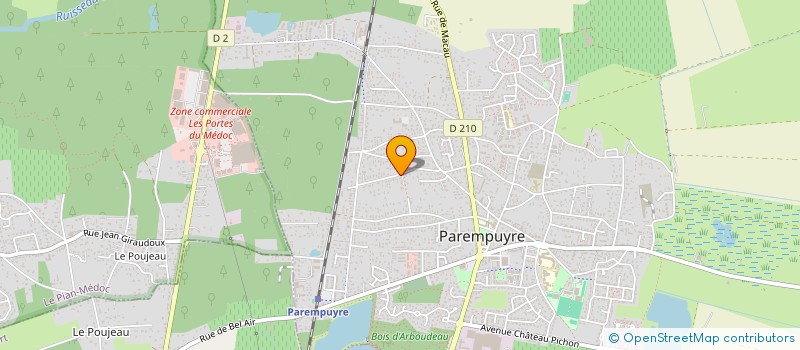 localisation de l'entreprise GROUPE MCD  PAREMPUYRE