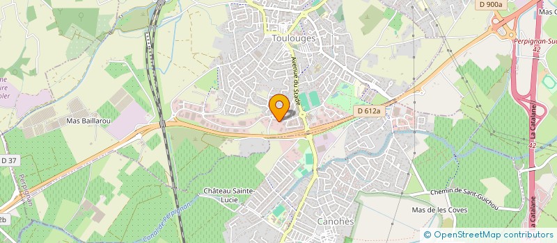 localisation de l'entreprise GROUPE MCG  CANET-EN-ROUSSILLON