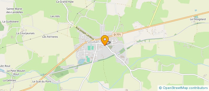 localisation de l'entreprise GROUPE MEAC S.A.S.  ERBRAY