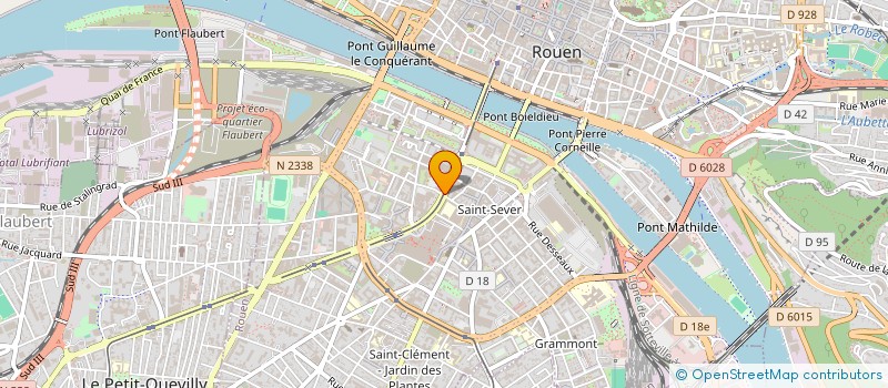 localisation de l'entreprise GROUPE MEANDRES à ROUEN