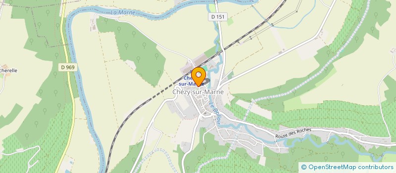 localisation de l'entreprise GROUPE MEDECINS LIBERAUX  CHEZY-SUR-MARNE