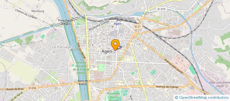 localisation de l'entreprise GROUPE MEDIA à AGEN