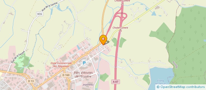 localisation de l'entreprise GROUPE MEDIANE à CHOLET