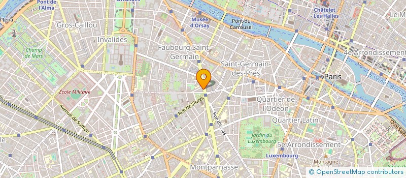 localisation de l'entreprise GROUPE MEDICAL 44 RASPAIL  PARIS