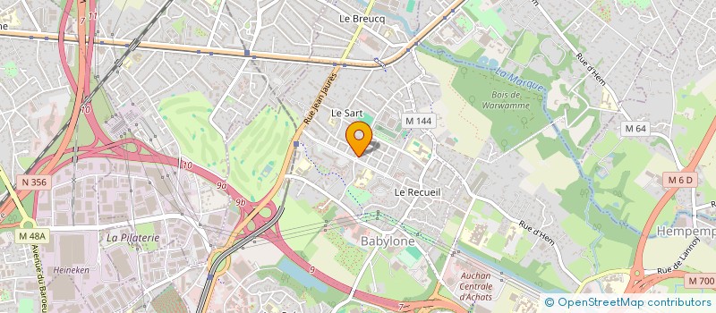 localisation de l'entreprise GROUPE MEDICAL BABYLONE à VILLENEUVE-D'ASCQ