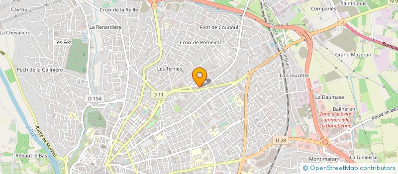 localisation de l'entreprise GROUPE MEDICAL BITERROIS à BEZIERS