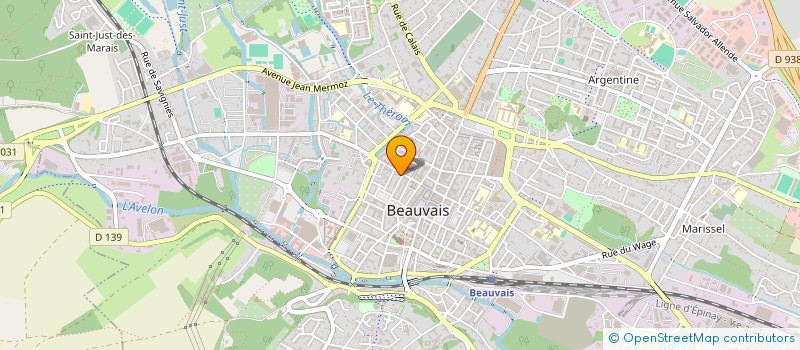 localisation de l'entreprise GROUPE MEDICAL CHARCOT  BEAUVAIS