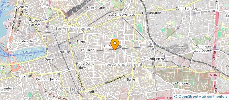 localisation de l'entreprise GROUPE MEDICAL CHAVE à MARSEILLE