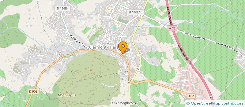 localisation de l'entreprise GROUPE MEDICAL CLERMONTAIS à CLERMONT-L'HERAULT