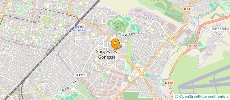 localisation de l'entreprise GROUPE MEDICAL DE LA DAME BLANCHE à GARGES-LES-GONESSE