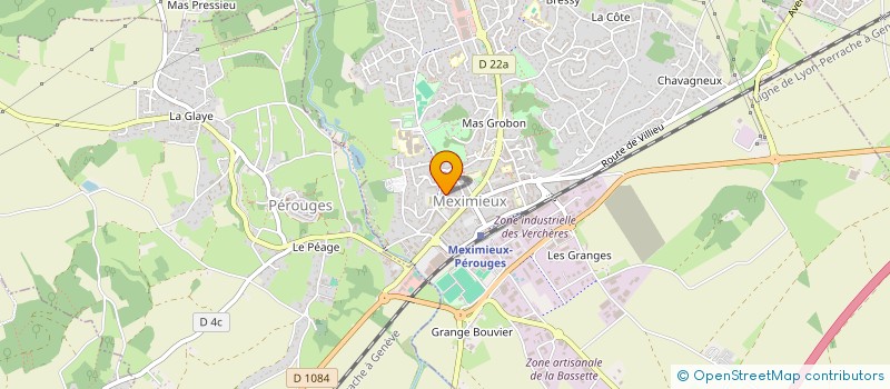 localisation de l'entreprise GROUPE MEDICAL DE MEXIMIEUX à MEXIMIEUX
