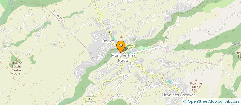 localisation de l'entreprise GROUPE MEDICAL DE MONTVERT LES HAUTS à SAINT-PIERRE