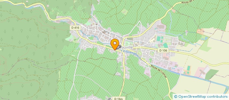 localisation de l'entreprise GROUPE MEDICAL DE RIBEAUVILLE  RIBEAUVILLE