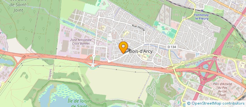 localisation de l'entreprise GROUPE MEDICAL DES 2 ARCY à BOIS-D'ARCY