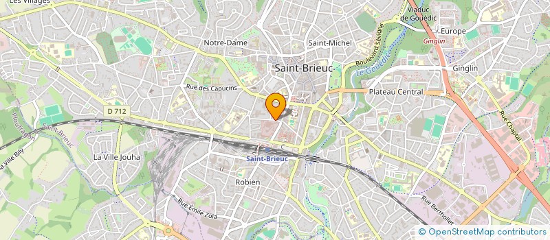 localisation de l'entreprise GROUPE MEDICAL DES DOCTEURS à SAINT-BRIEUC