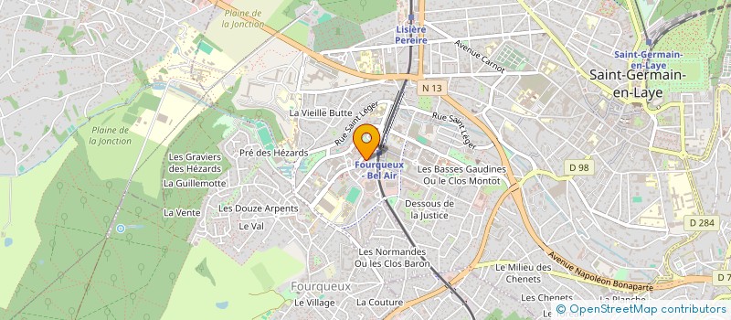 localisation de l'entreprise GROUPE MEDICAL DES ROTONDES  SAINT-GERMAIN-EN-LAYE