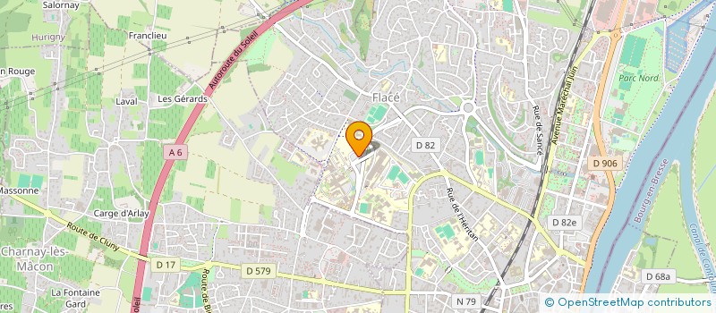 localisation de l'entreprise GROUPE MEDICAL DU MACONNAIS à MACON