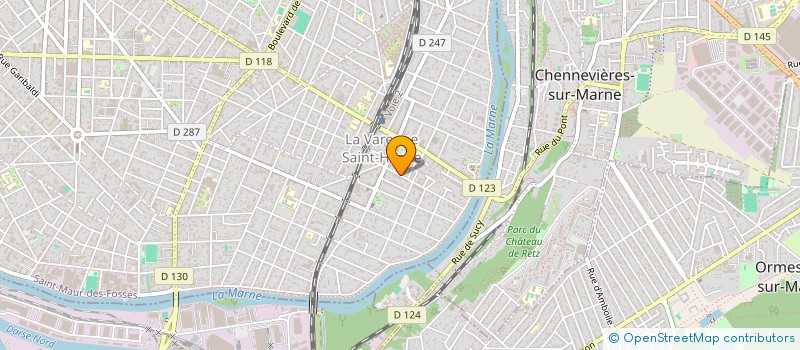 localisation de l'entreprise GROUPE MEDICAL ET DENTAIRE à SAINT-MAUR-DES-FOSSES