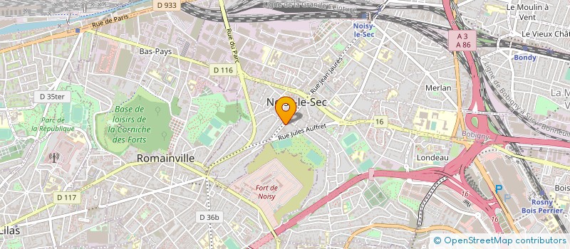 localisation de l'entreprise GROUPE MEDICAL JEANNE D ARC à NOISY-LE-SEC