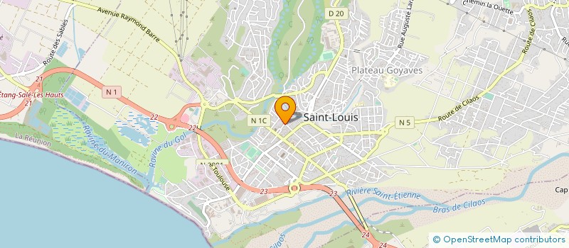 localisation de l'entreprise GROUPE MEDICAL L'AVENIR à SAINT-LOUIS