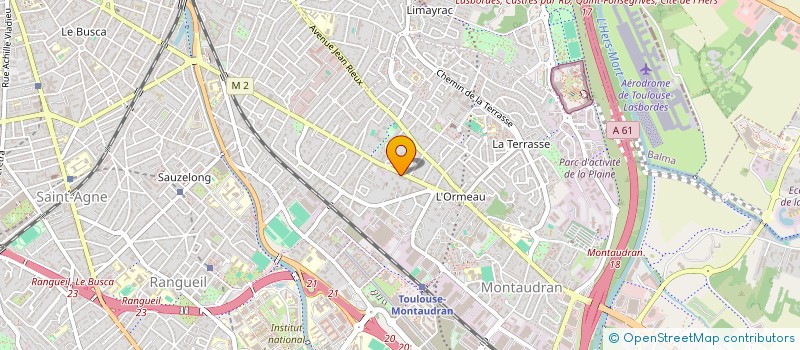 localisation de l'entreprise GROUPE MEDICAL MALARD DELERY POMIER à TOULOUSE