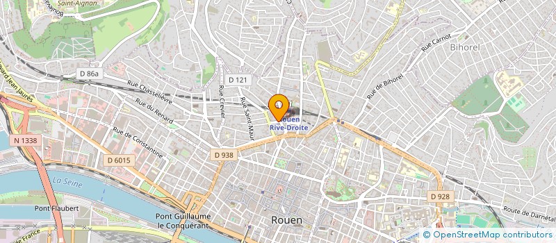 localisation de l'entreprise GROUPE MEDICAL POUCHET à ROUEN