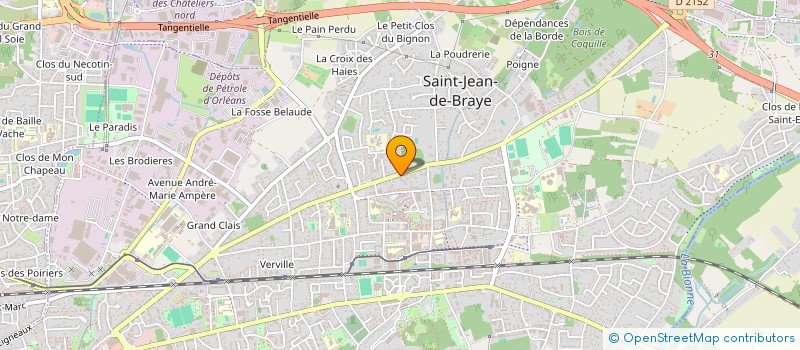 localisation de l'entreprise GROUPE MELLOW DESIGN à SAINT-JEAN-DE-BRAYE