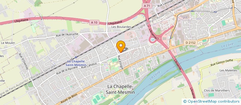 localisation de l'entreprise GROUPE MELYA à LA CHAPELLE-SAINT-MESMIN