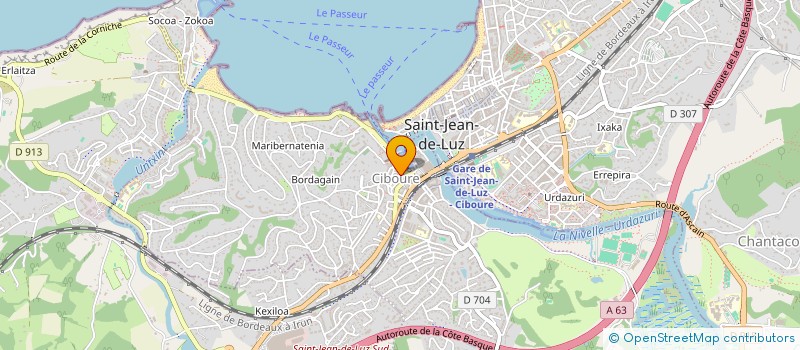 localisation de l'entreprise GROUPE MENDI PROMOTION  CIBOURE