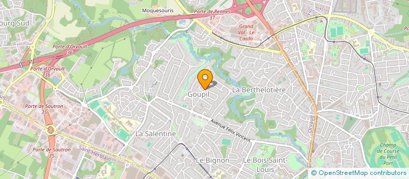 localisation de l'entreprise GROUPE MERIMEE FINANCES à ORVAULT