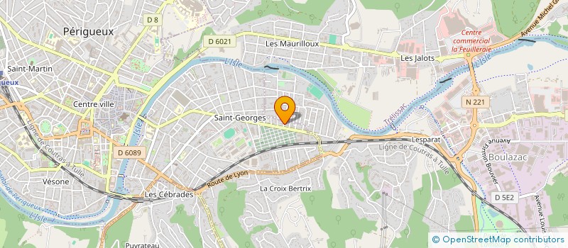 localisation de l'entreprise GROUPE MERLHIOT  PERIGUEUX