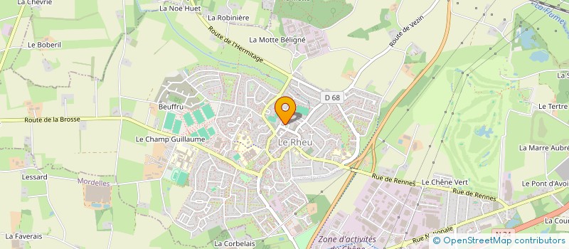 localisation de l'entreprise GROUPE MESH à LE RHEU