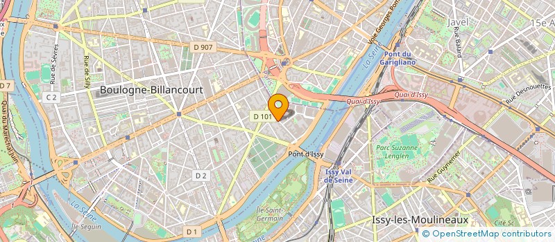 localisation de l'entreprise GROUPE METHODE CONCEPT ORGANISATION à BOULOGNE-BILLANCOURT