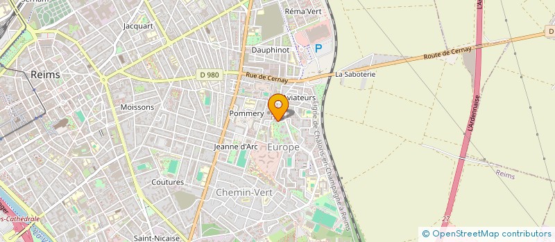 localisation de l'entreprise GROUPE METTONS DU COEUR NET SERVICES  REIMS