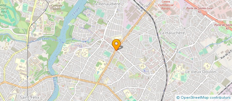 localisation de l'entreprise GROUPE MG à NANTES