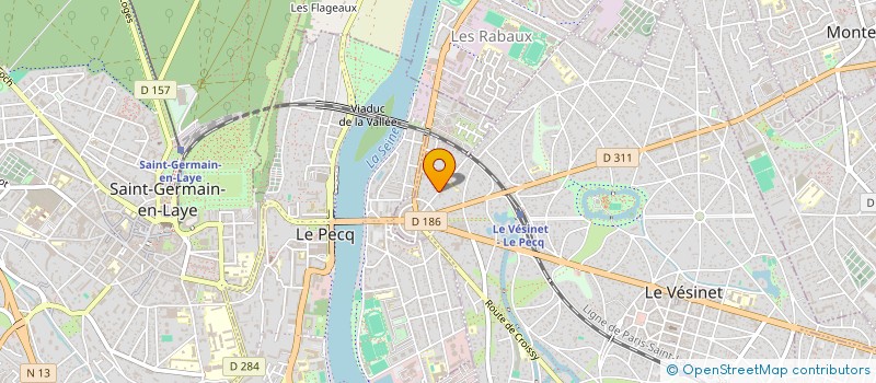 localisation de l'entreprise GROUPE MIALET  LE VESINET