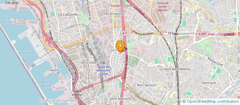 localisation de l'entreprise GROUPE MICHEL FINANCE à MARSEILLE