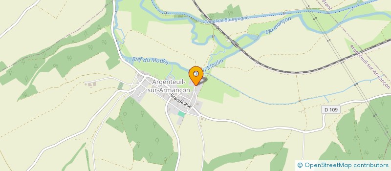 localisation de l'entreprise GROUPE MIG  ARGENTEUIL-SUR-ARMANCON