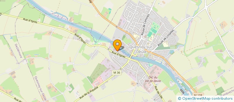 localisation de l'entreprise GROUPE MIGUEL DESTAILLEURS à QUESNOY SUR DEULE