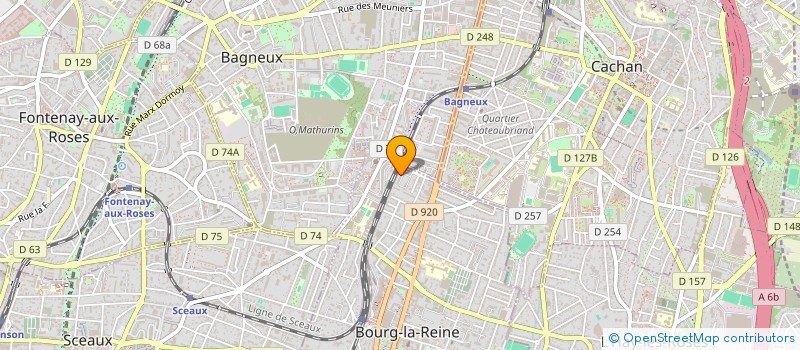 localisation de l'entreprise GROUPE MILITON à BOURG-LA-REINE