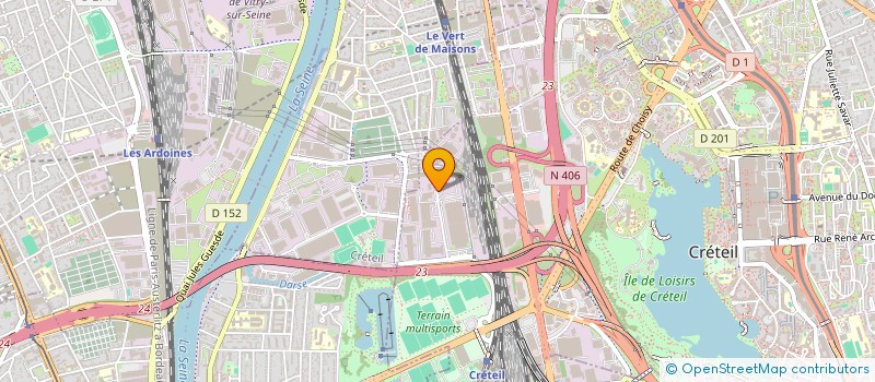 localisation de l'entreprise GROUPE MILLIET  CRETEIL