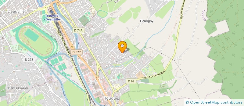 localisation de l'entreprise GROUPE MILON INGENIERIE  TOUQUES