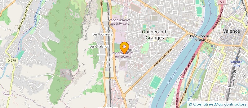 localisation de l'entreprise GROUPE MIMEA  GUILHERAND-GRANGES