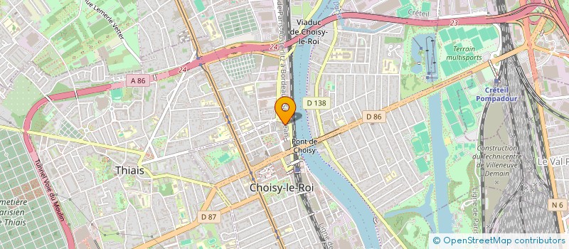 localisation de l'entreprise GROUPE MINT  CHOISY-LE-ROI