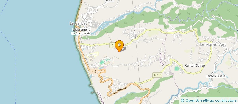 localisation de l'entreprise GROUPE MIRA  LE CARBET